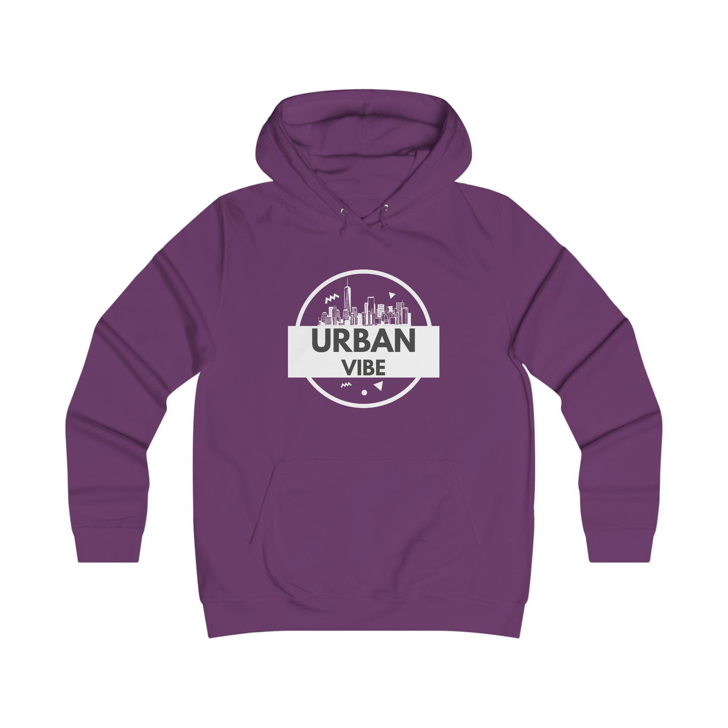 Urban Vibe College Hoodie - Trendy Graphic Sweatshirt for City Lovers