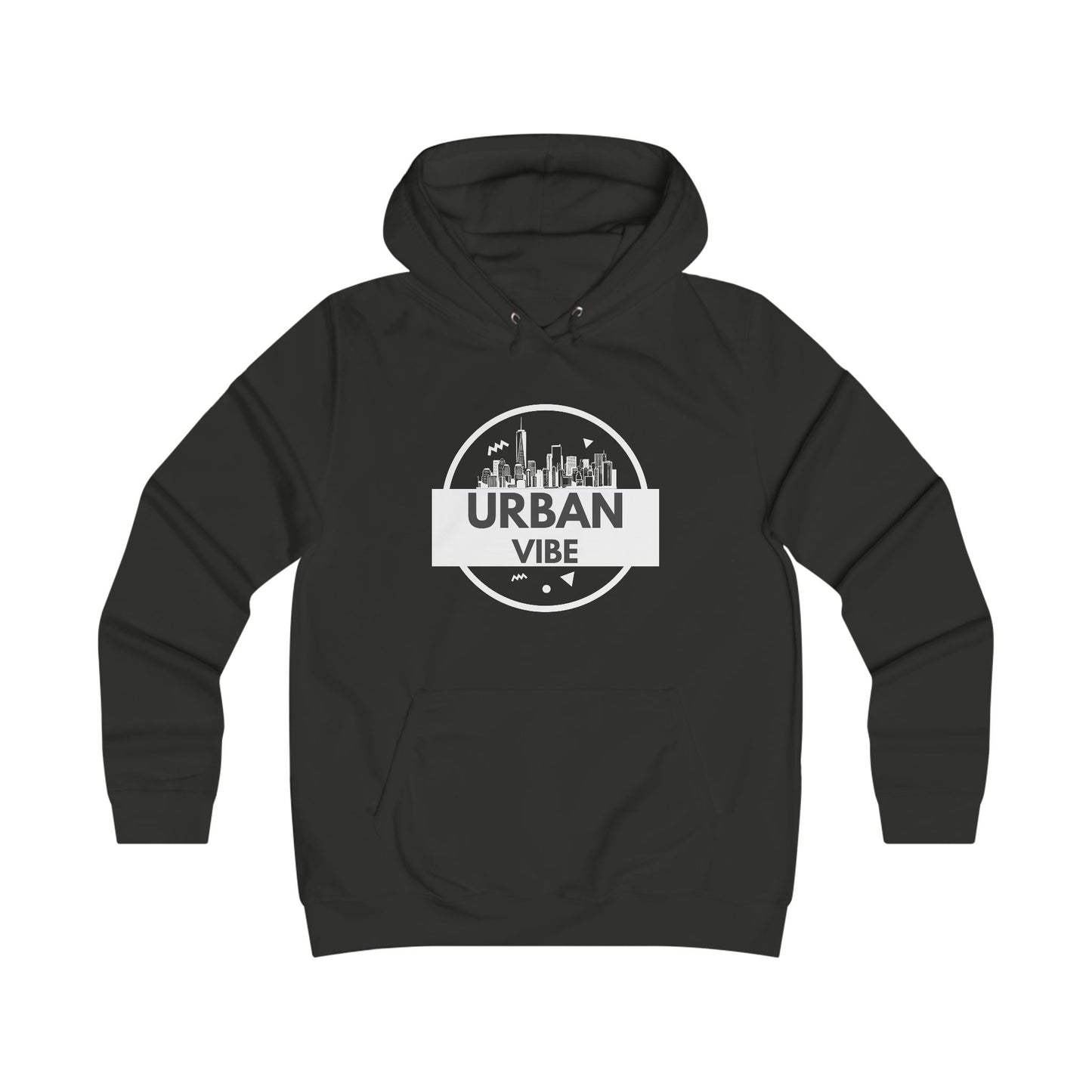 Urban Vibe College Hoodie - Trendy Graphic Sweatshirt for City Lovers