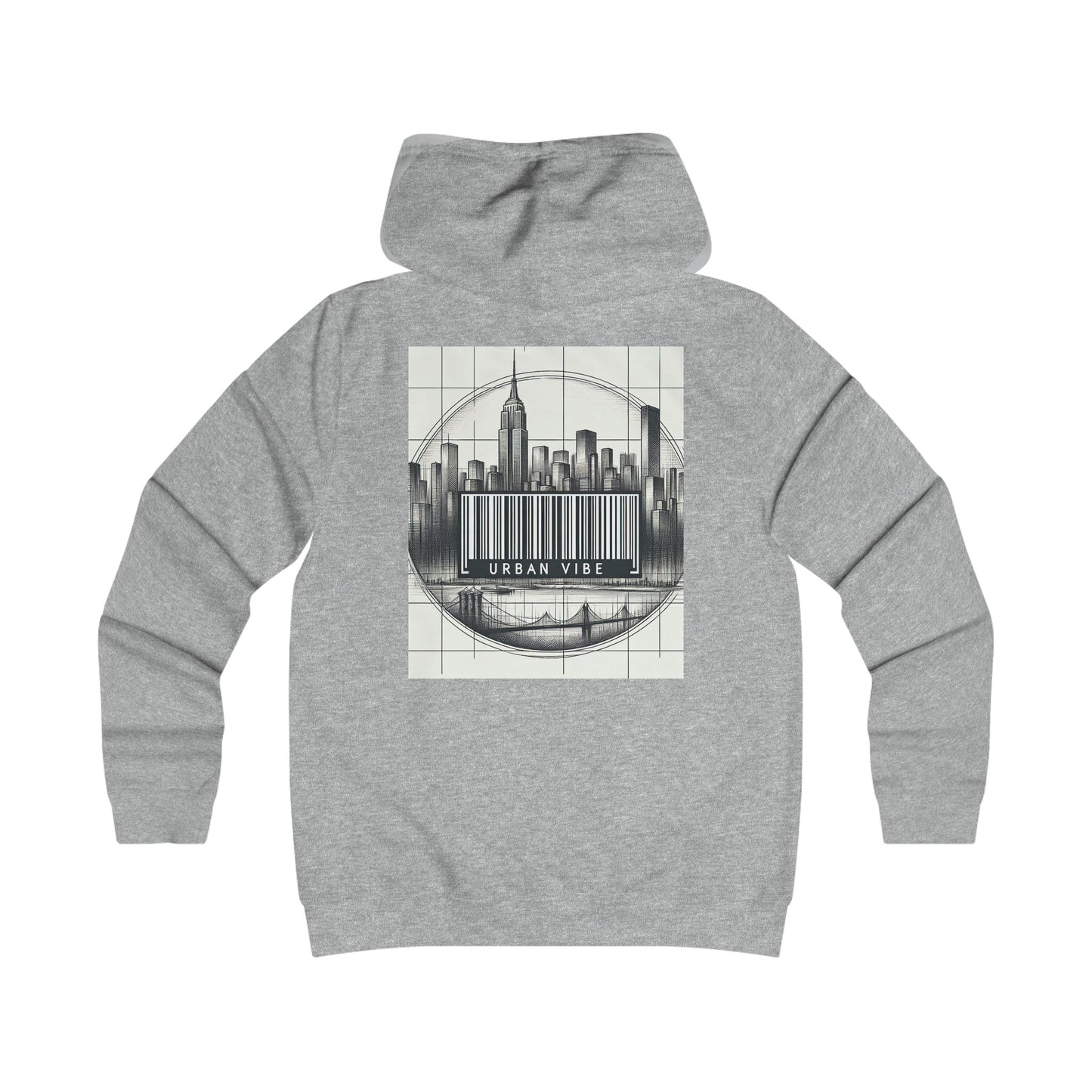 Urban Vibe College Hoodie - Trendy Graphic Sweatshirt for City Lovers