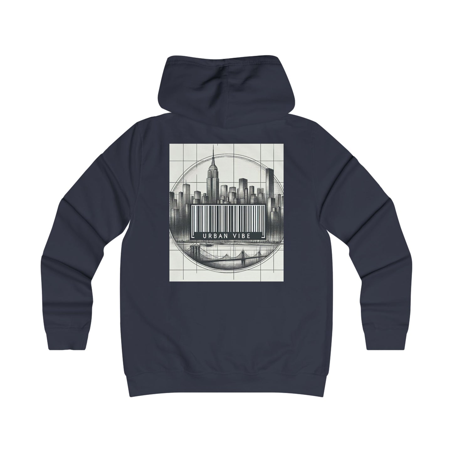 Urban Vibe College Hoodie - Trendy Graphic Sweatshirt for City Lovers