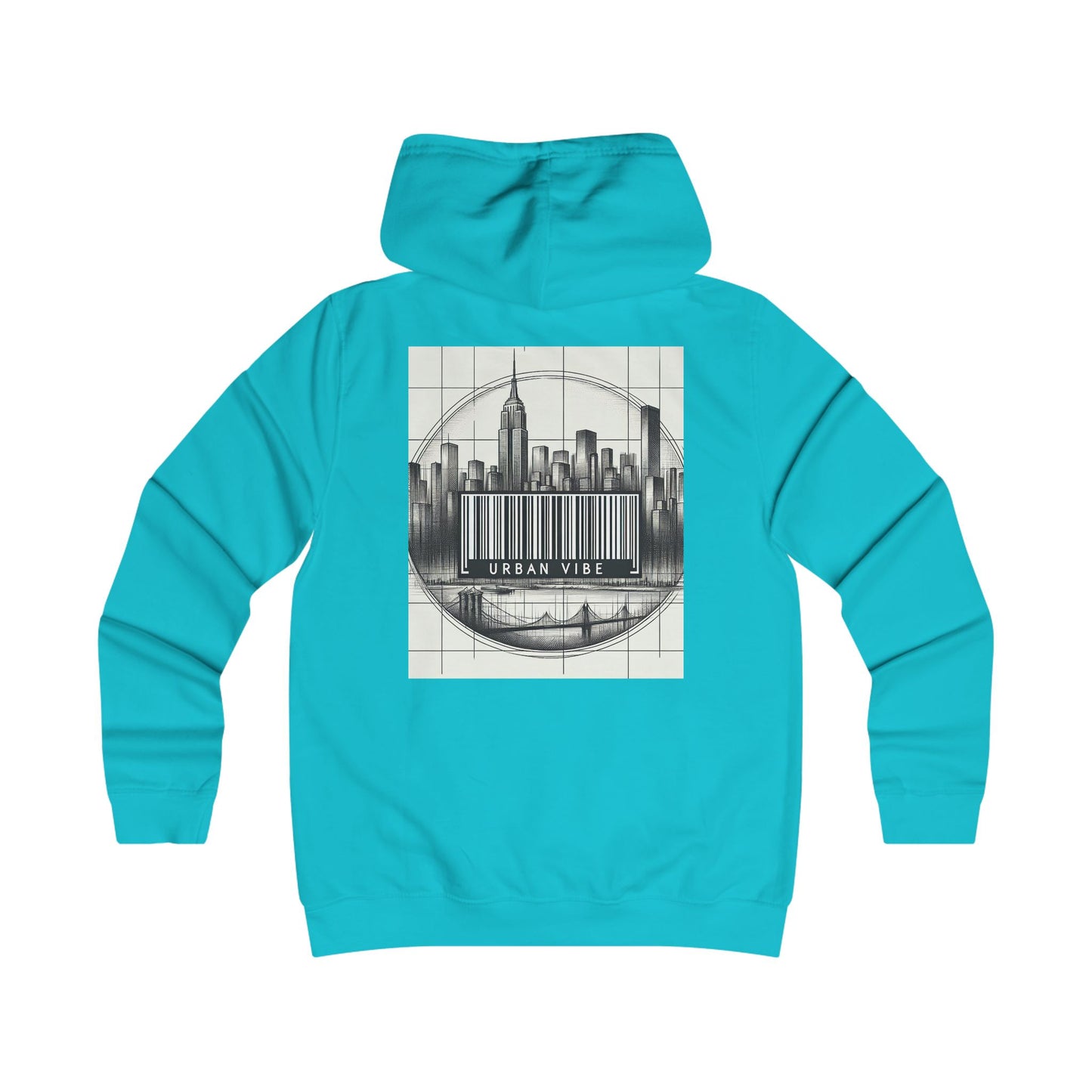 Urban Vibe College Hoodie - Trendy Graphic Sweatshirt for City Lovers
