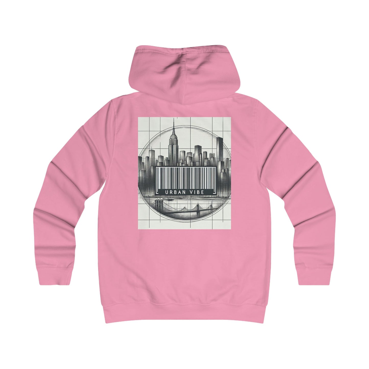 Urban Vibe College Hoodie - Trendy Graphic Sweatshirt for City Lovers