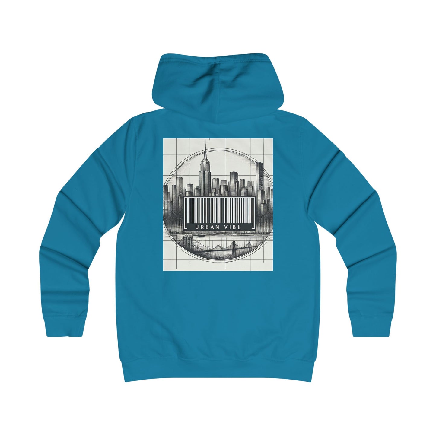 Urban Vibe College Hoodie - Trendy Graphic Sweatshirt for City Lovers