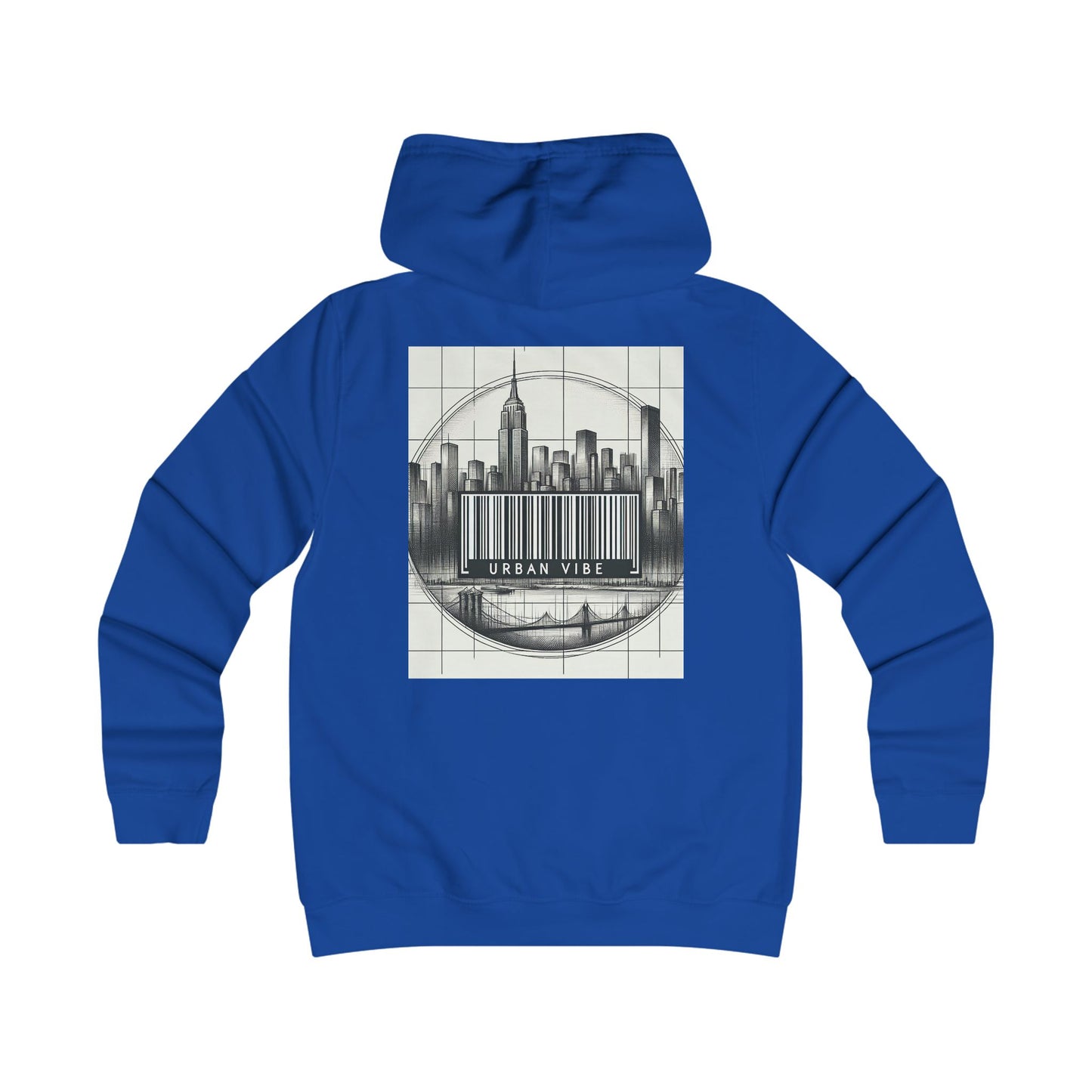Urban Vibe College Hoodie - Trendy Graphic Sweatshirt for City Lovers